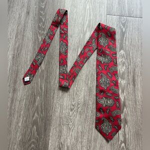GANT Paisley Red and Black  Silk Tie